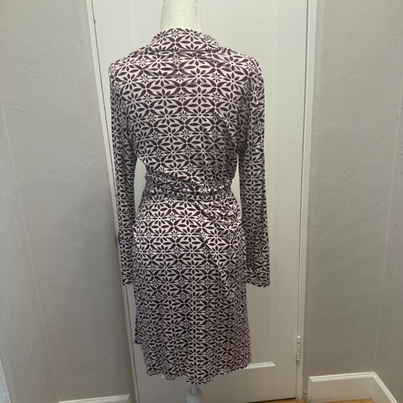 DVF Diane Von Furstenberg Jeanne Wrap Dress Tie Waist size 12 - Picture 3 of 7
